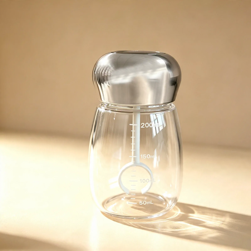 Electric Stirring Mixer made of Glass with Temperature Display