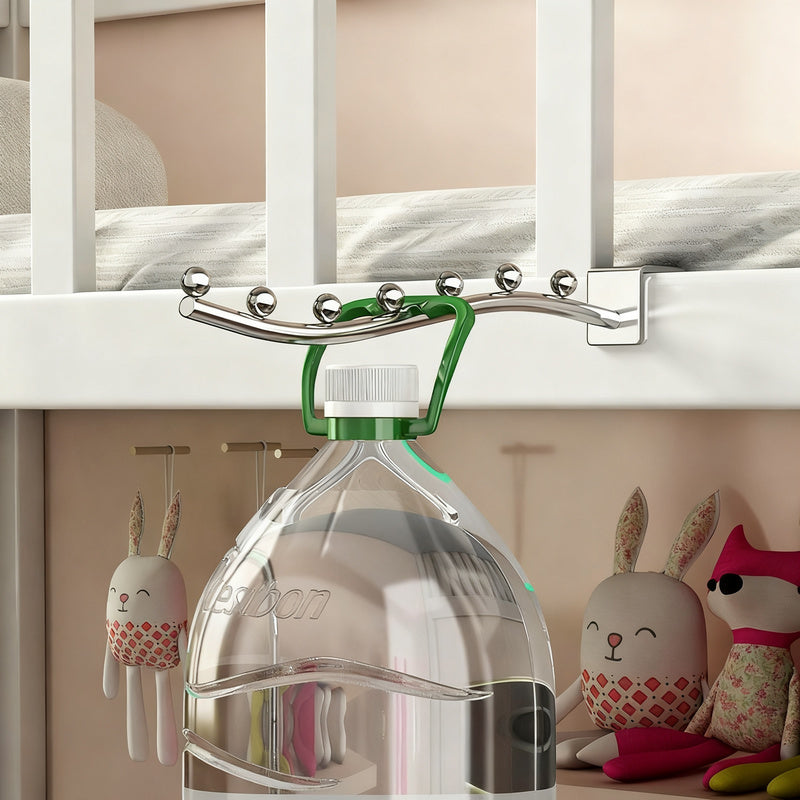 Wall hooks for clothing, stainless steel, multiple