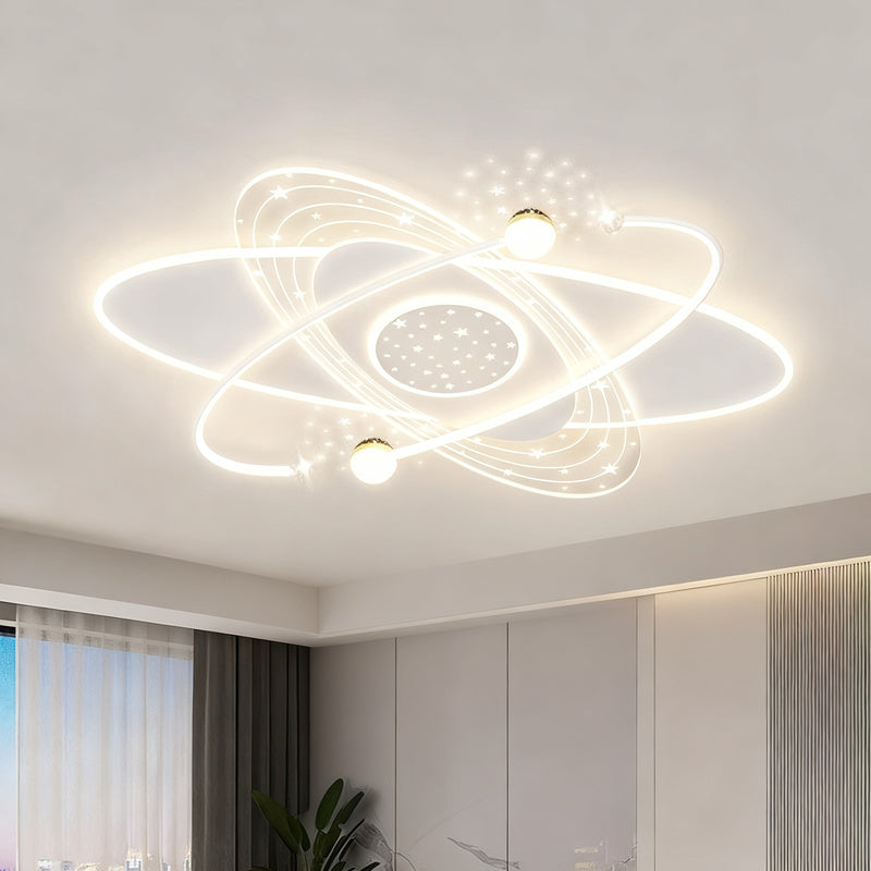 Ceiling light with LED and voice control