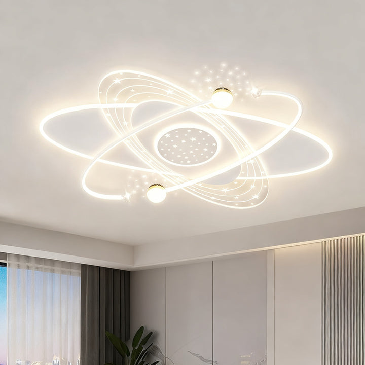 Ceiling light with LED and voice control