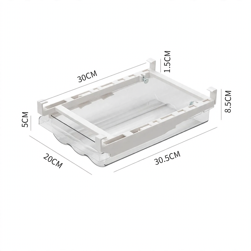 Refrigerator organizer, drawer, food grade