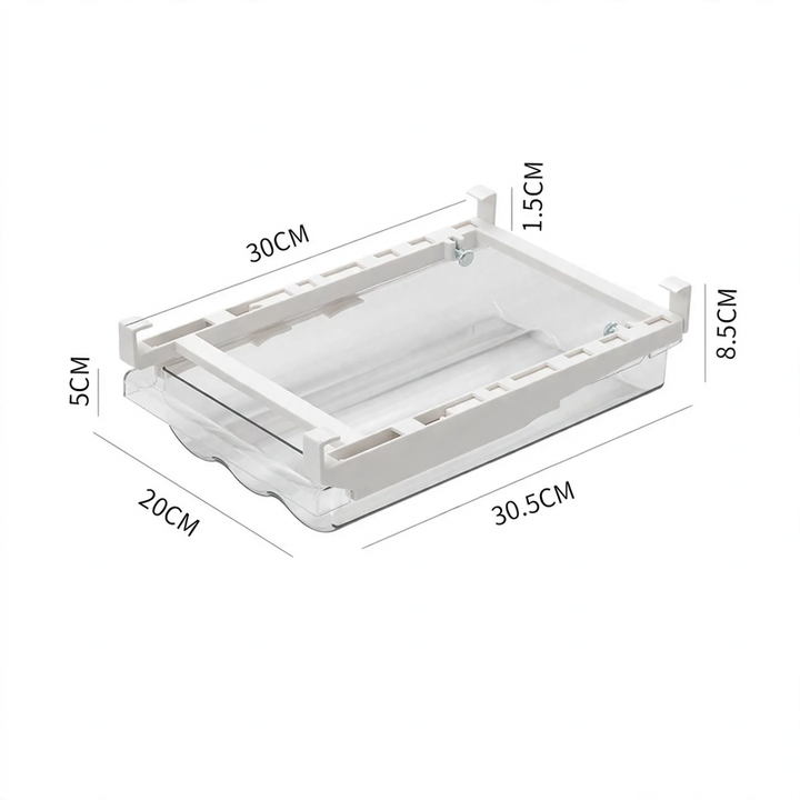Refrigerator organizer, drawer, food grade