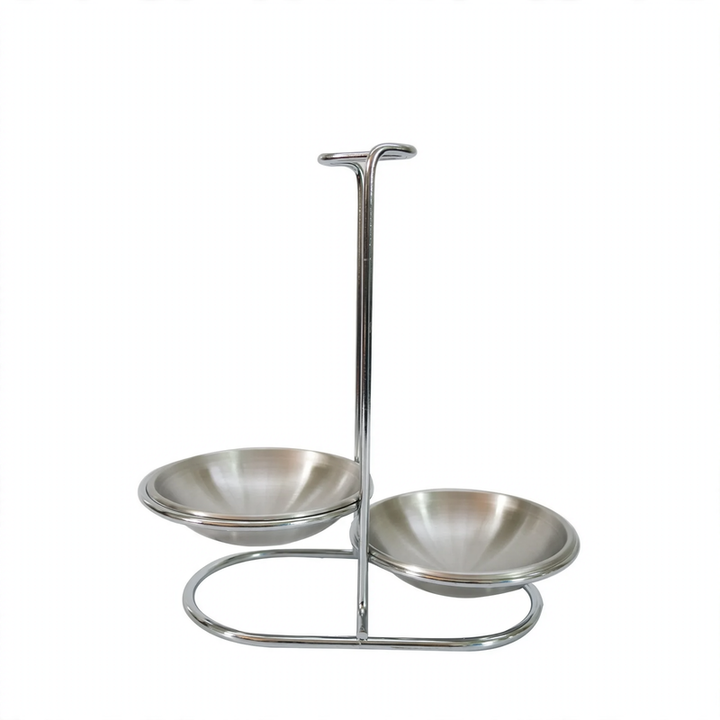Stainless steel spoon rest for kitchen and gastronomy