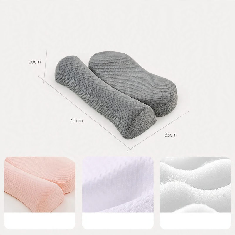 Memory foam neck pillow, washable