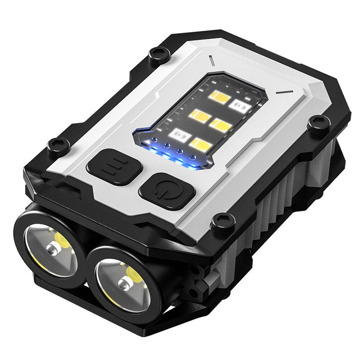 Portable USB flashlight with magnetic holder