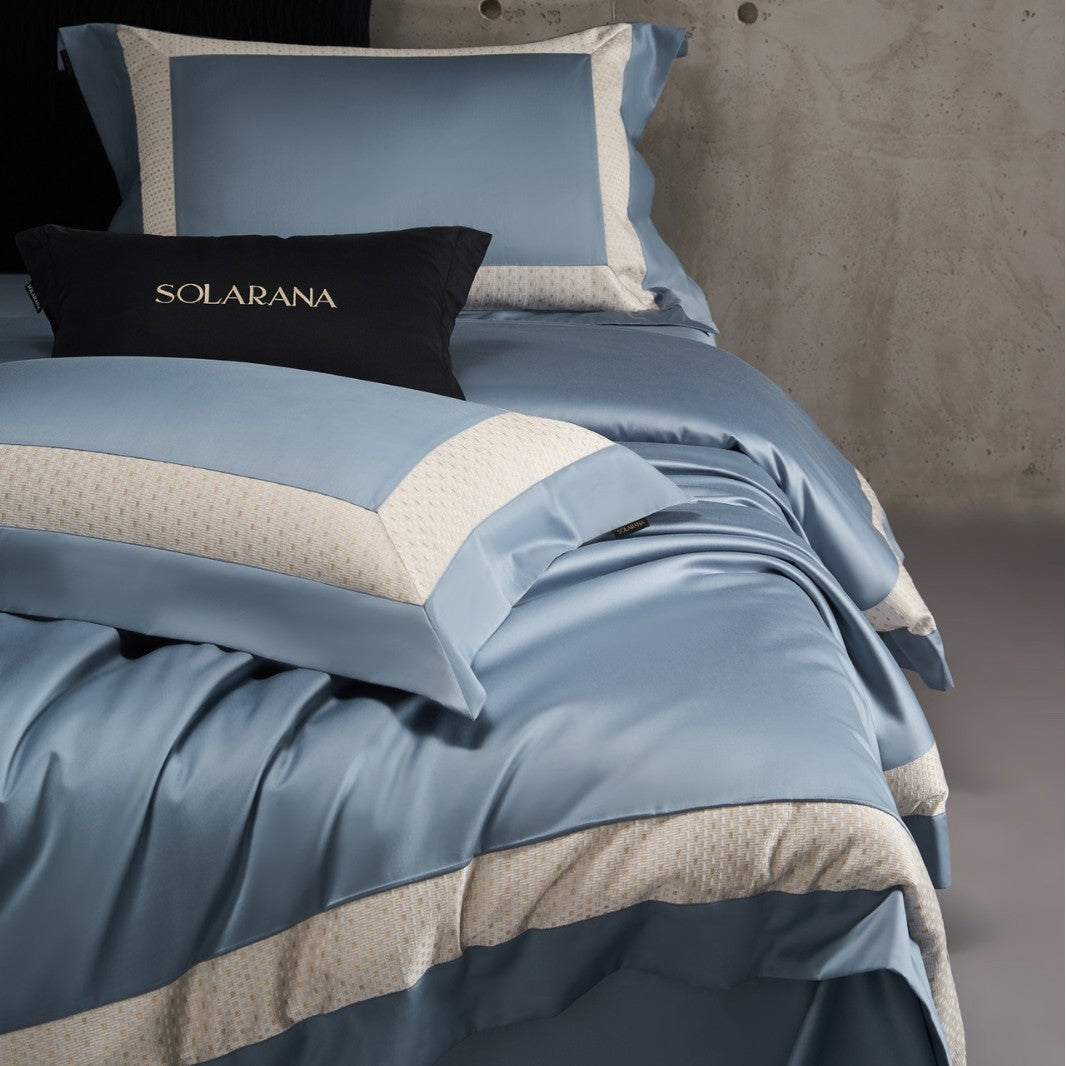 Four-piece bedding set made of long-staple cotton
