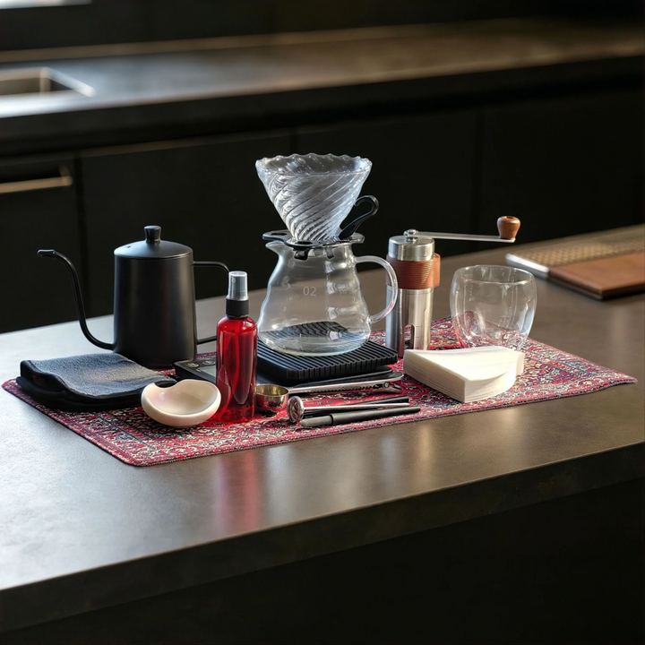 Hand brewing coffee gift set, 14–15 pieces