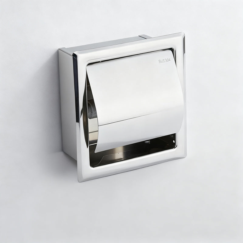 Stainless Steel Toilet Paper Holder for Wall