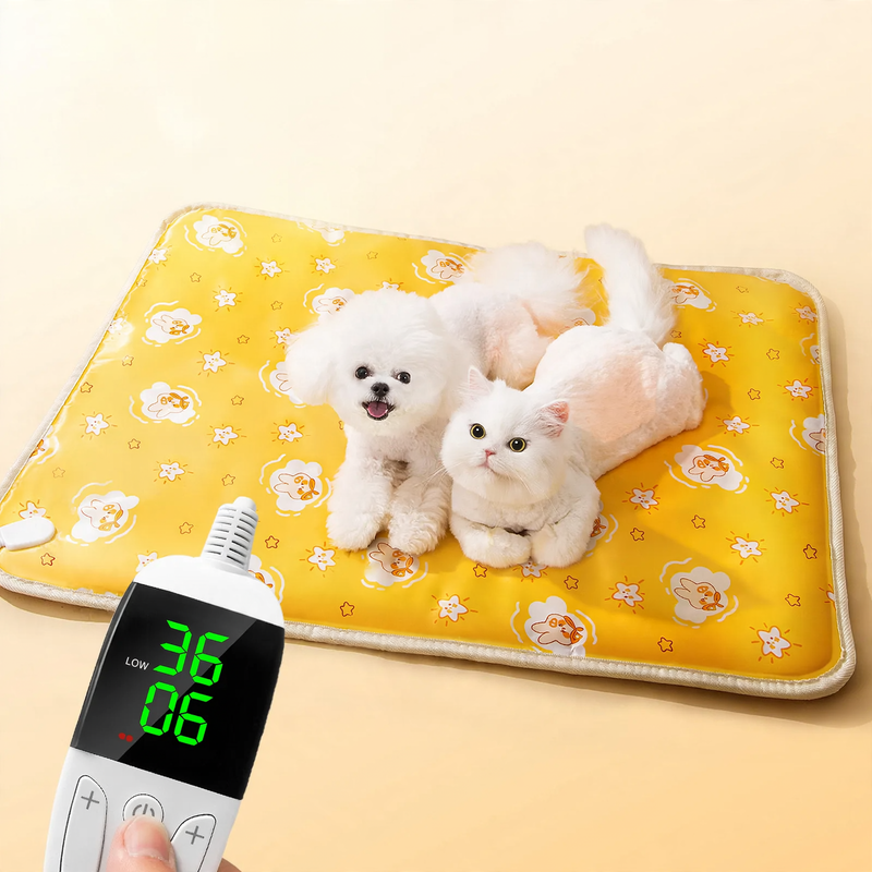 Electric heating mat for pets