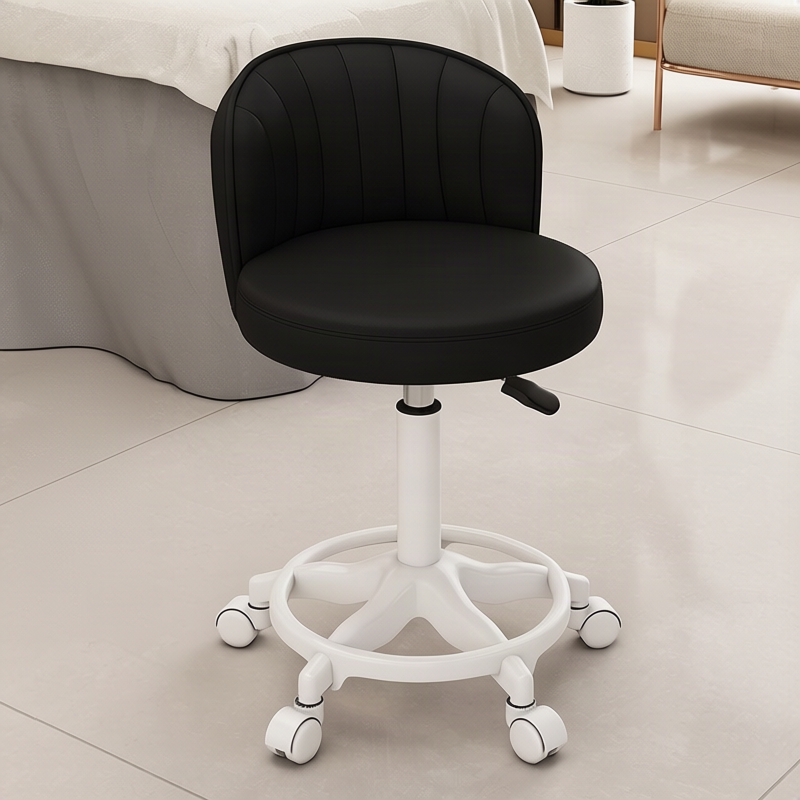 Bar stool with bowl and high backrest
