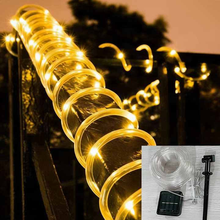 LED string lights, 10 m, 100 lights, USB/battery