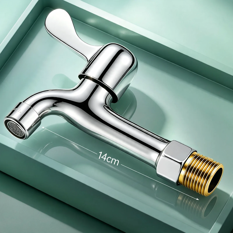 Stainless steel faucet for washing machine and balcony