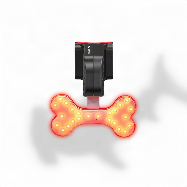 Bicycle rear light with flowing light effect, USB-C