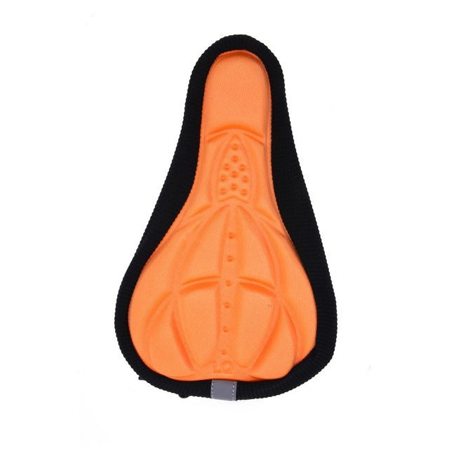 Bicycle seat cover with 3D padding