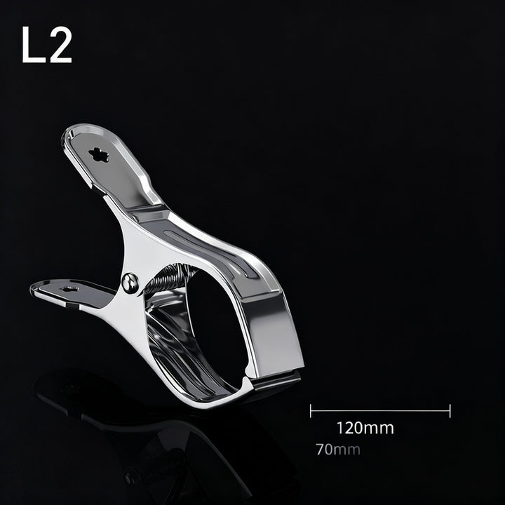 Stainless steel clothespins, large, wind resistant