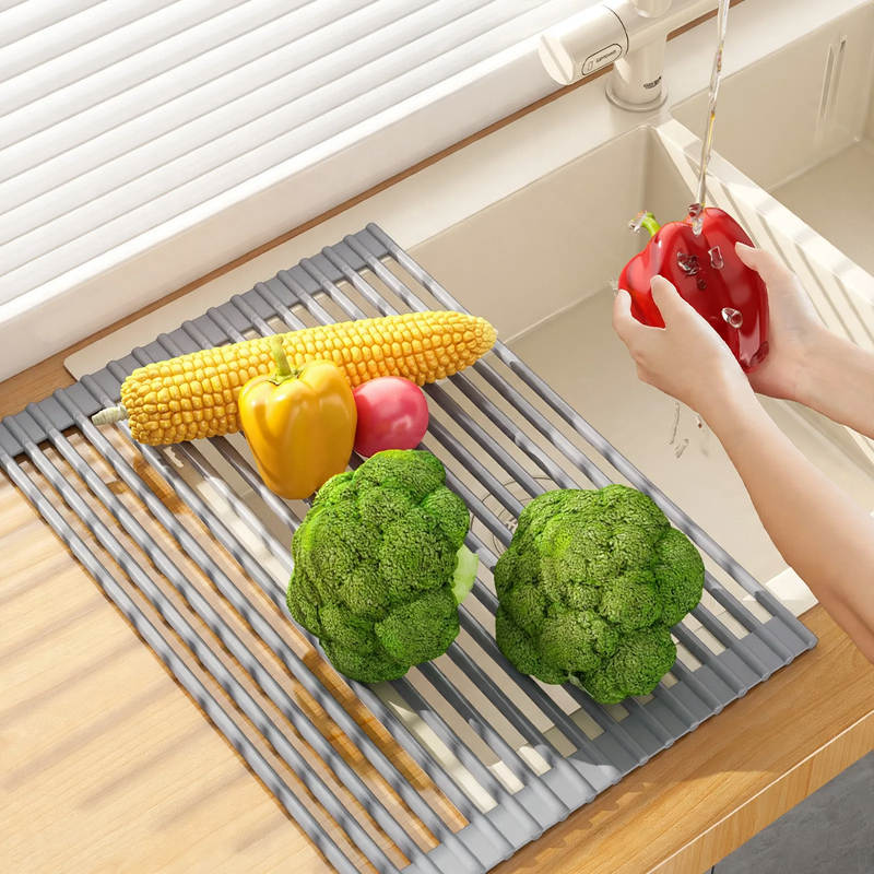 Foldable dish drying rack