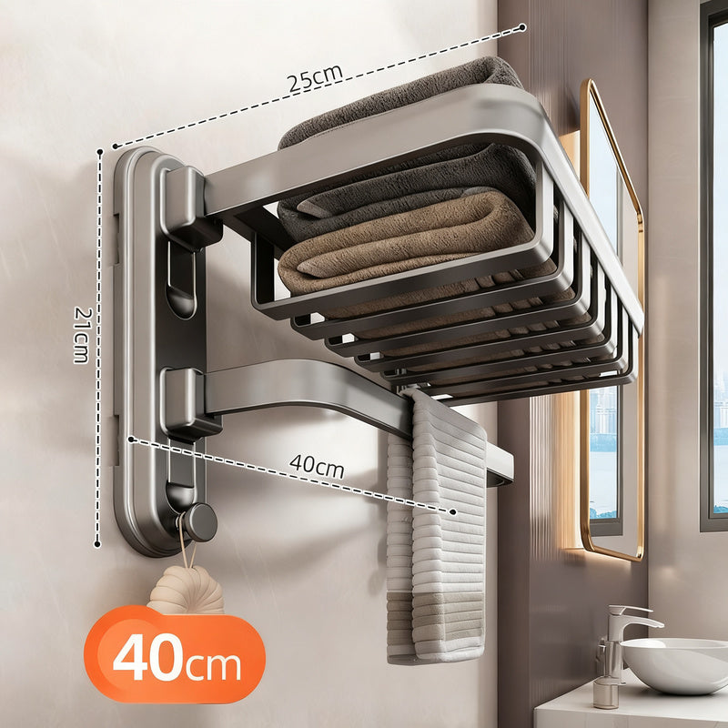 Towel holder with suction cup for the bathroom