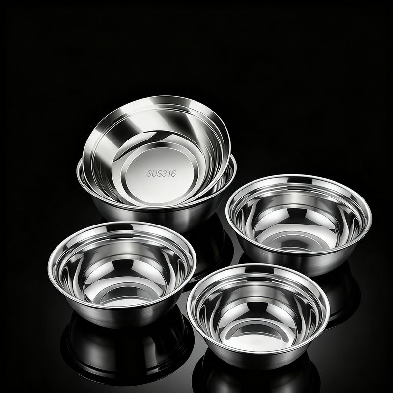 Stainless steel bowl 316 quality, reinforced