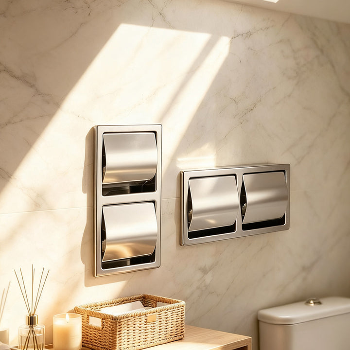 Stainless Steel Toilet Paper Holder for Wall