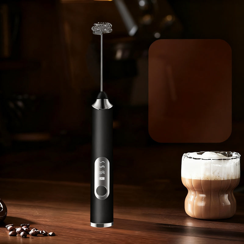 Electric milk frother, USB-C, multiple functions