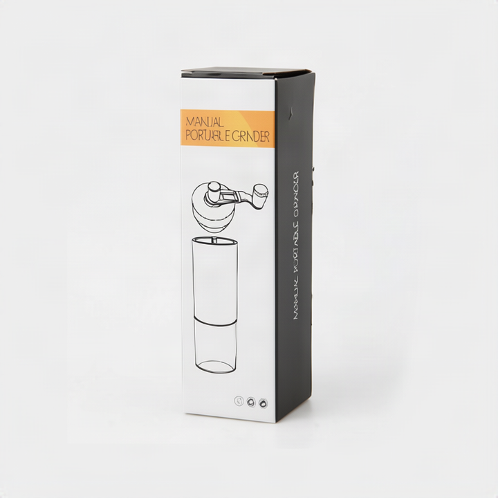 Manual coffee grinder made of stainless steel