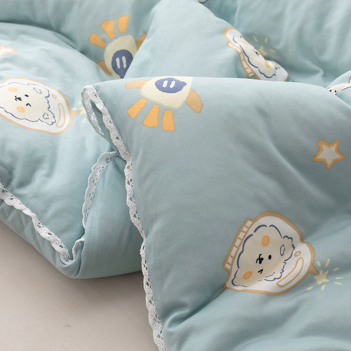 Quilted blanket made of cotton knit, children, four seasons