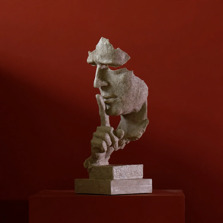 Modern art figure made of resin, decoration