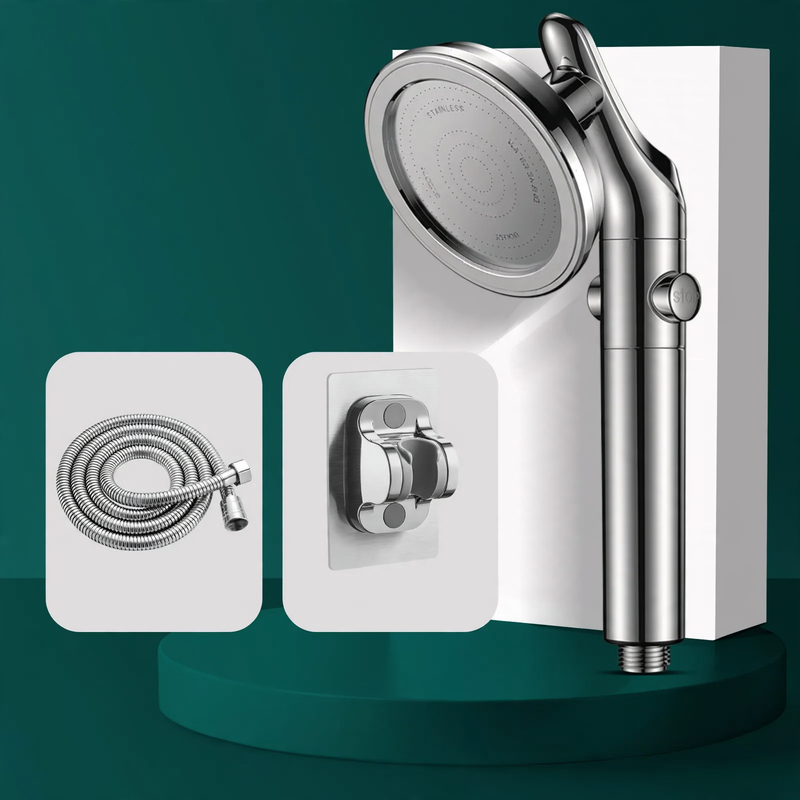 Shower set with handheld shower and overhead shower, model HX-A-1473