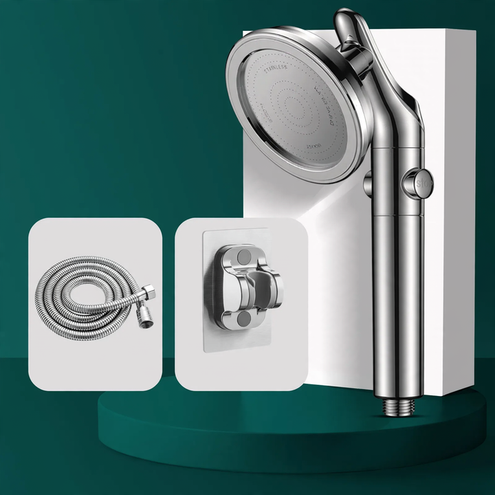 Shower set with handheld shower and overhead shower, model HX-A-1473