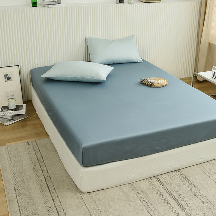 High-quality cotton bed sheets and fitted sheet