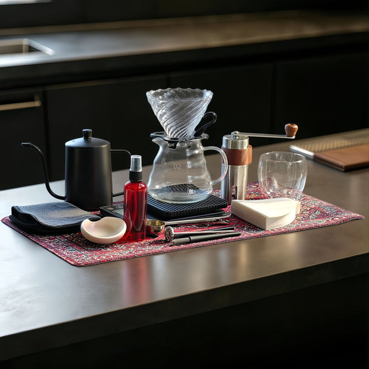 Hand brewing coffee gift set, 14–15 pieces