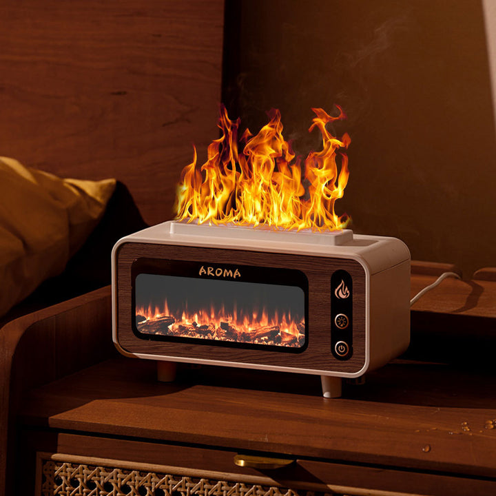 Flame Aroma Diffuser with Ultrasound and LED