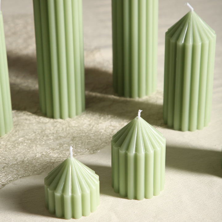 Gear-Scented Candle, Cylinder, Mint Green