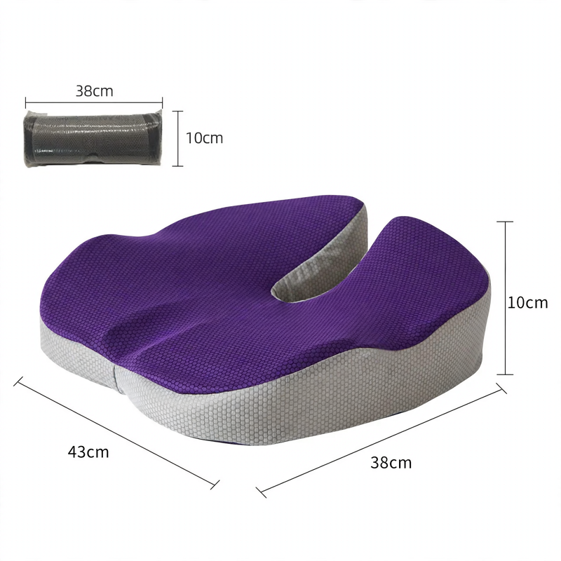 Seat cushion for office chairs, 43×38×10 cm