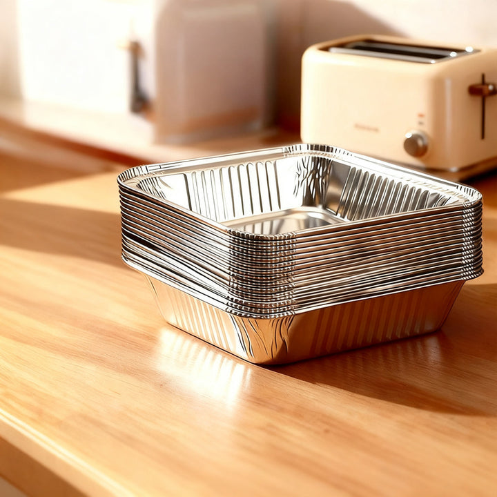 Silicone baking paper and aluminum foil for air fryers