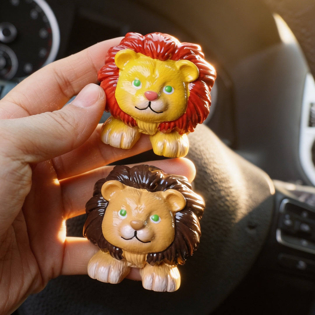 Cartoon car air freshener made of plastic