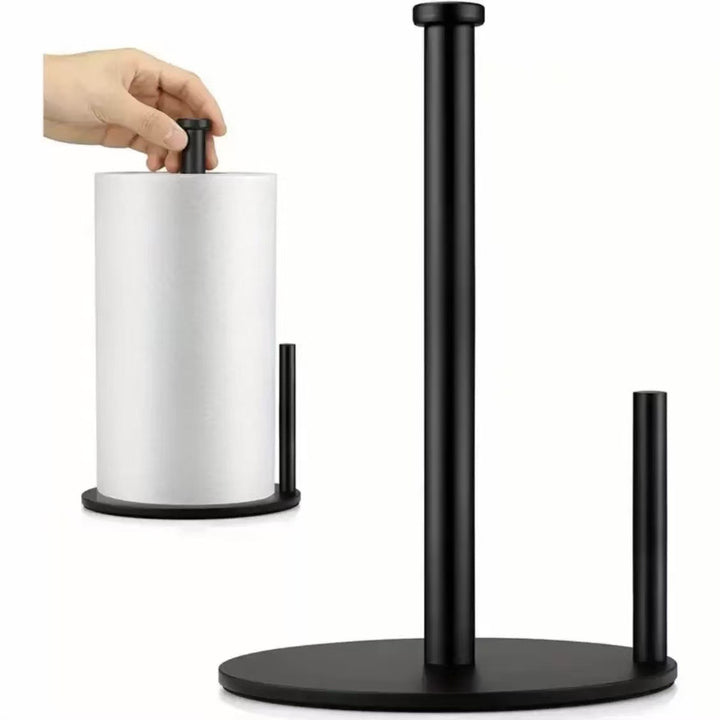 Stainless steel kitchen roll holder, double rod
