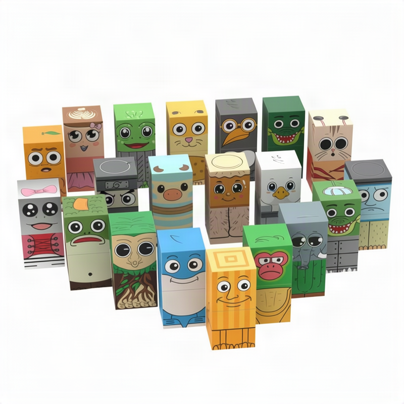 Magnetic building blocks, domino style