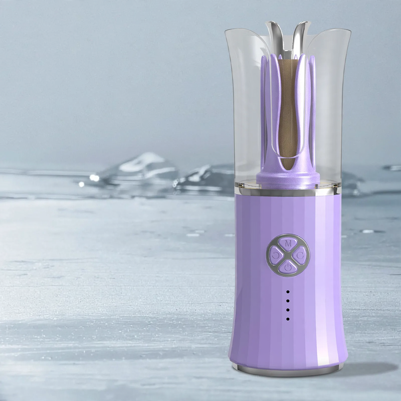 Automatic curling iron with tourmaline ceramic