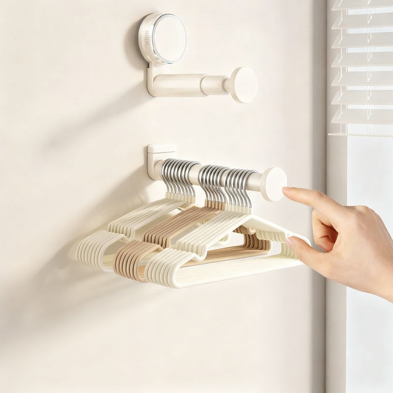Suction cup drying rack, expandable, no drilling