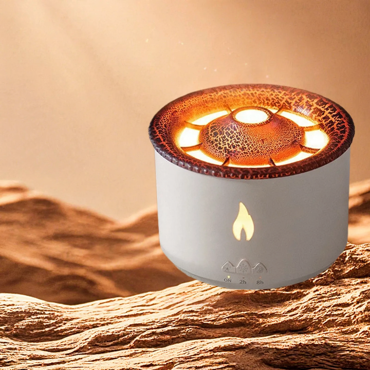 Dynamic ultrasonic diffuser with water mist