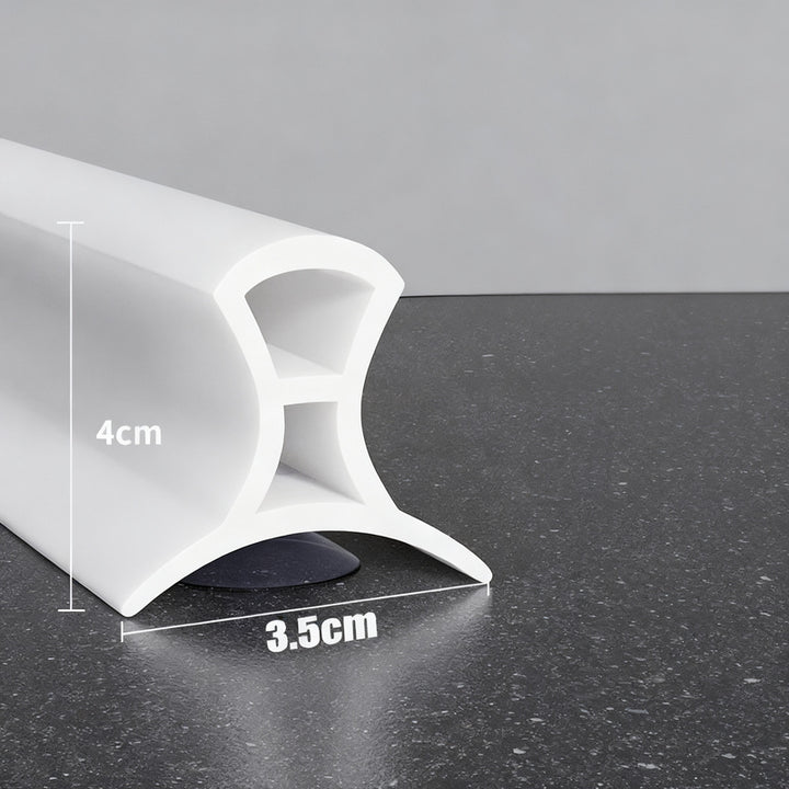 Silicone sealing strip for shower, adjustable