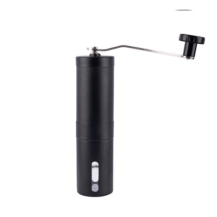 Manual coffee grinder with ceramic grinding mechanism, stainless steel