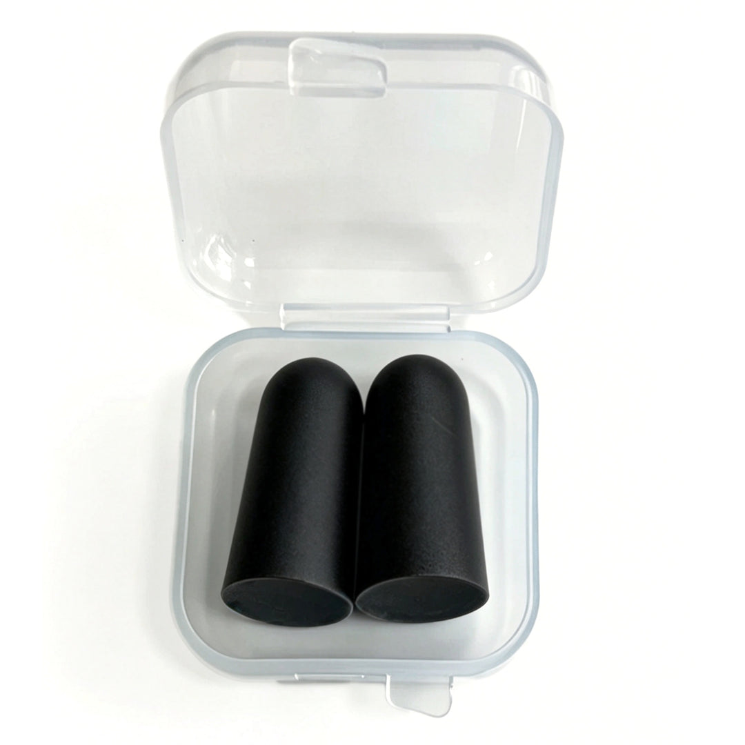 Foam ear plugs, spherical shape, 25×12 mm