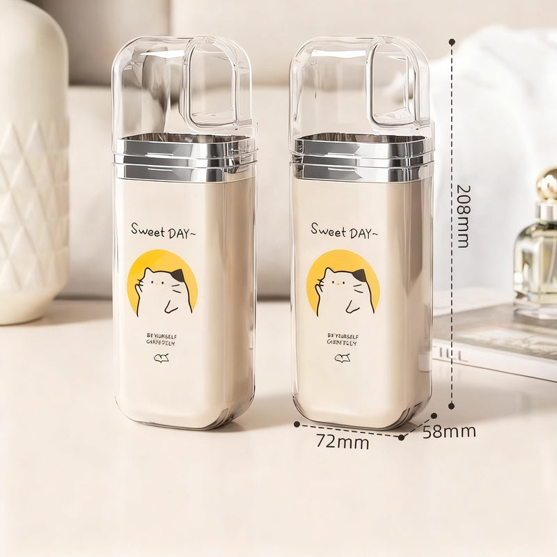 Portable dental care set with storage box