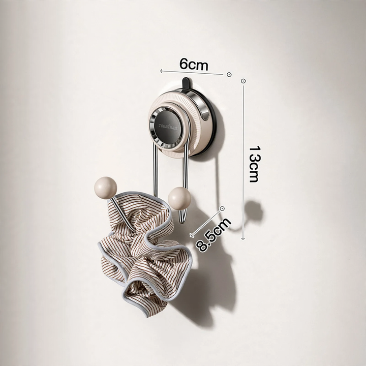 Suction cup hooks for door, kitchen, and bathroom