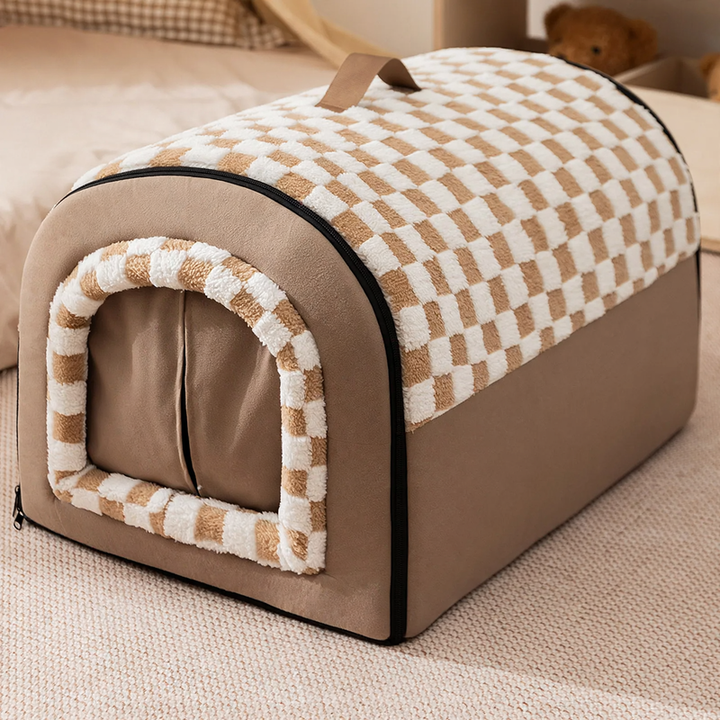 Closed dog tent, four seasons, PP cotton