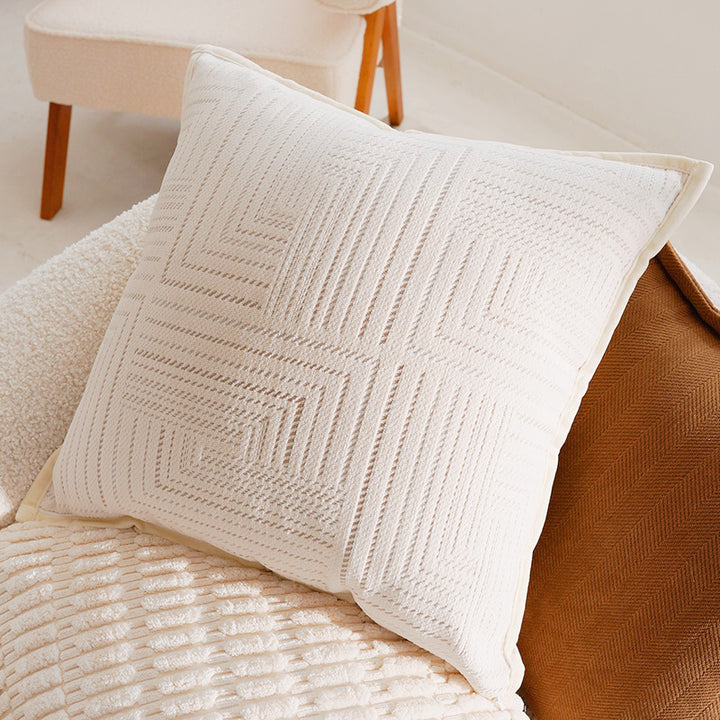 Linen pillowcase, 45 x 45 cm, modern design
