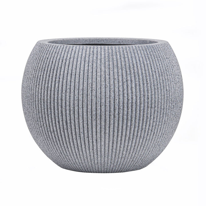 Ceramic flower vase, country house style, woven texture