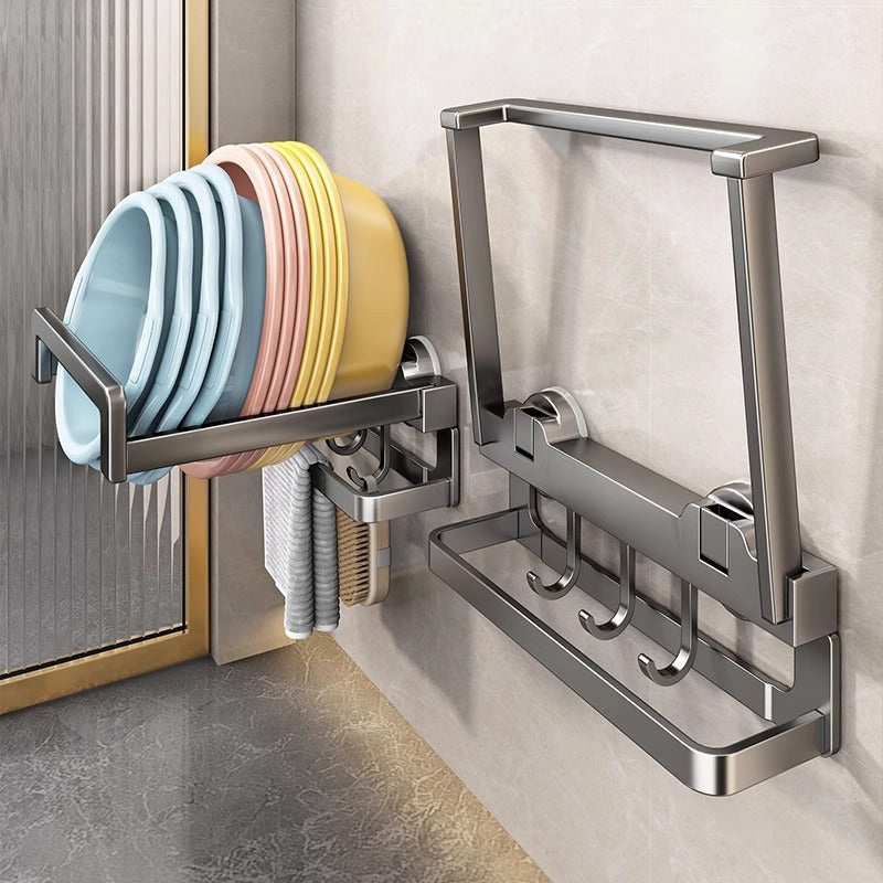 Wall mount for sink and bathing utensils